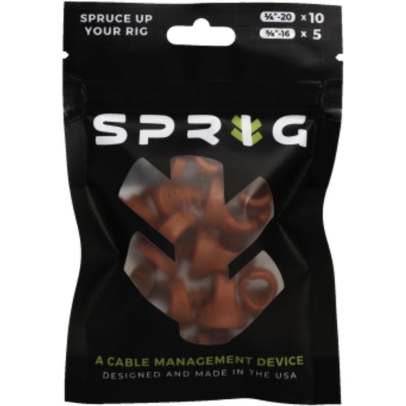 Sprig Red Value Pack 10X 1/4”-20 Sprigs + 5X 3/8”-16 Big Sprigs