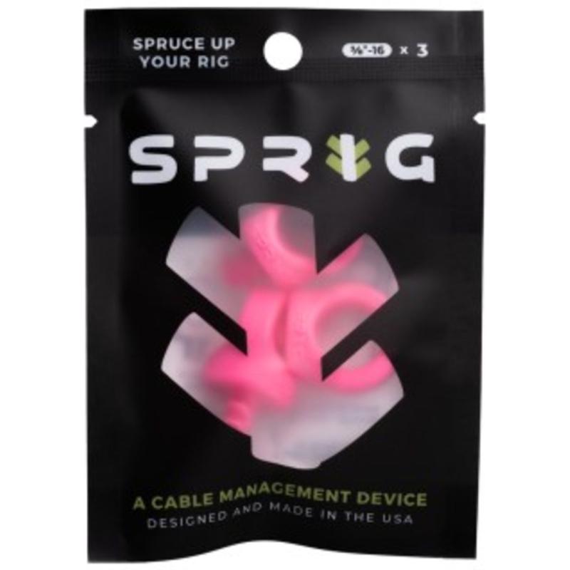 Sprig Pink 3/8”-16 3-pack