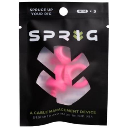 Sprig Pink 3/8”-16 3-pack