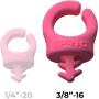 Sprig Pink 3/8”-16 3-pack