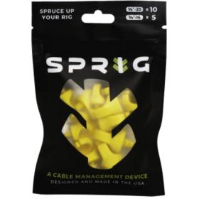 Sprig Yellow Value Pack 10X 1/4”-20 Sprigs + 5X 3/8”-16 Big Sprigs