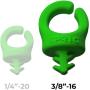 Sprig Green 3/8”-16 3-pack