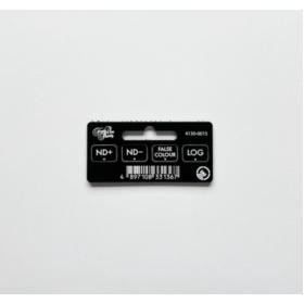 Forty One Thirty Camera User Button-ND+ ND-Falsecolour Log w/ Velcro Black/White