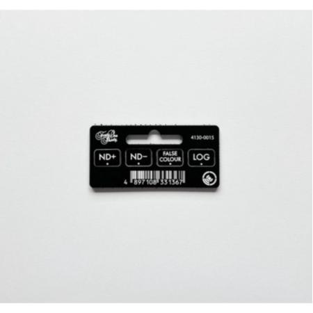 Forty One Thirty Camera User Button-ND+ ND-Falsecolour Log w/ Velcro Black/White