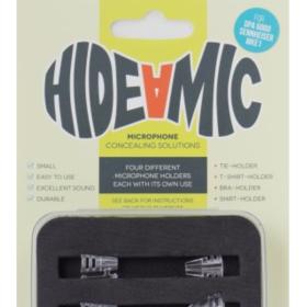 Hide-a-mic DPA6060/6061 &amp;amp; SennheiserMKE1 4 Different Holders In Case Transparent
