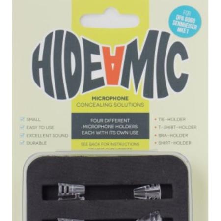 Hide-a-mic DPA6060/6061 &amp;amp; SennheiserMKE1 4 Different Holders In Case Transparent