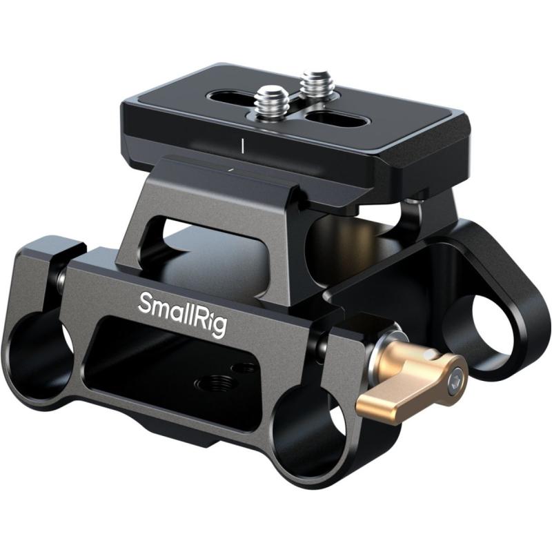 SmallRig 5365 Arca-Type Mount Plate Kit w/ 15mm Dual Rod Clamp