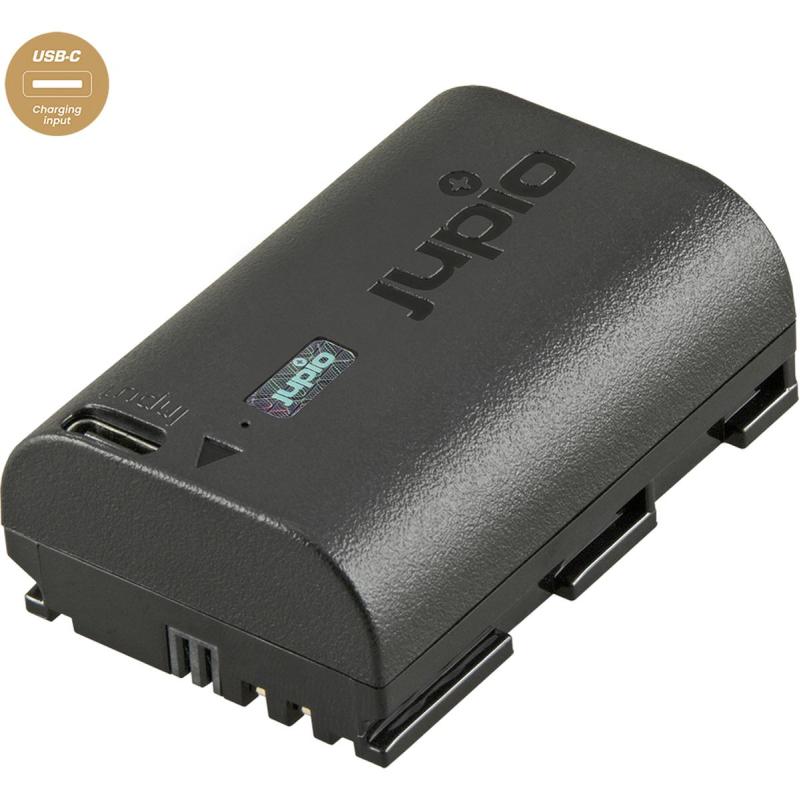 Jupio LP-E6P Ultra C (USB-C Input) 2600mAh (6A Continuous Discharge) 18.7WH