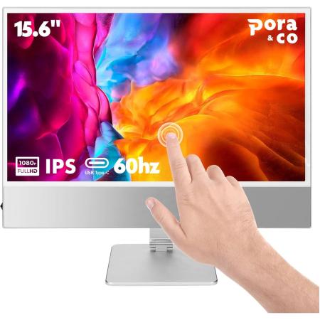 Pora&amp;Co Portable Monitor w/ Touchscreen 39.6CM.