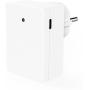 Hama LED-Nachtlicht V Stopcontact 1X USB-A 1X USB-C Twilight Sensor Warm White