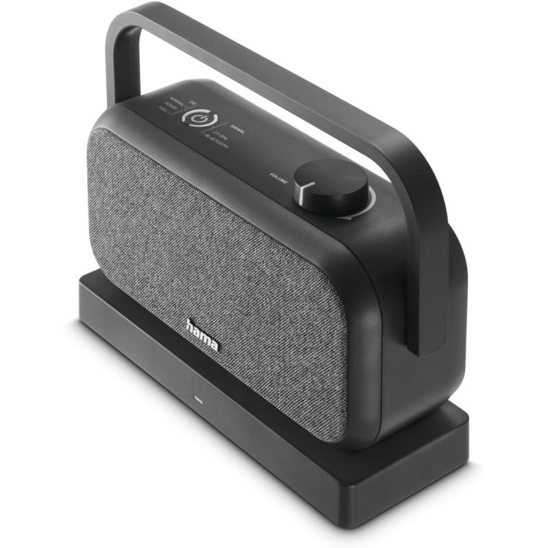 Hama Speaker For TV 2.4-GHz-Station + Bluetooth Portable Stereo