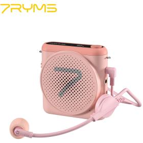 7Ryms WA1 SE Presentatie-Speaker w/ Bedrade Headset - Pink