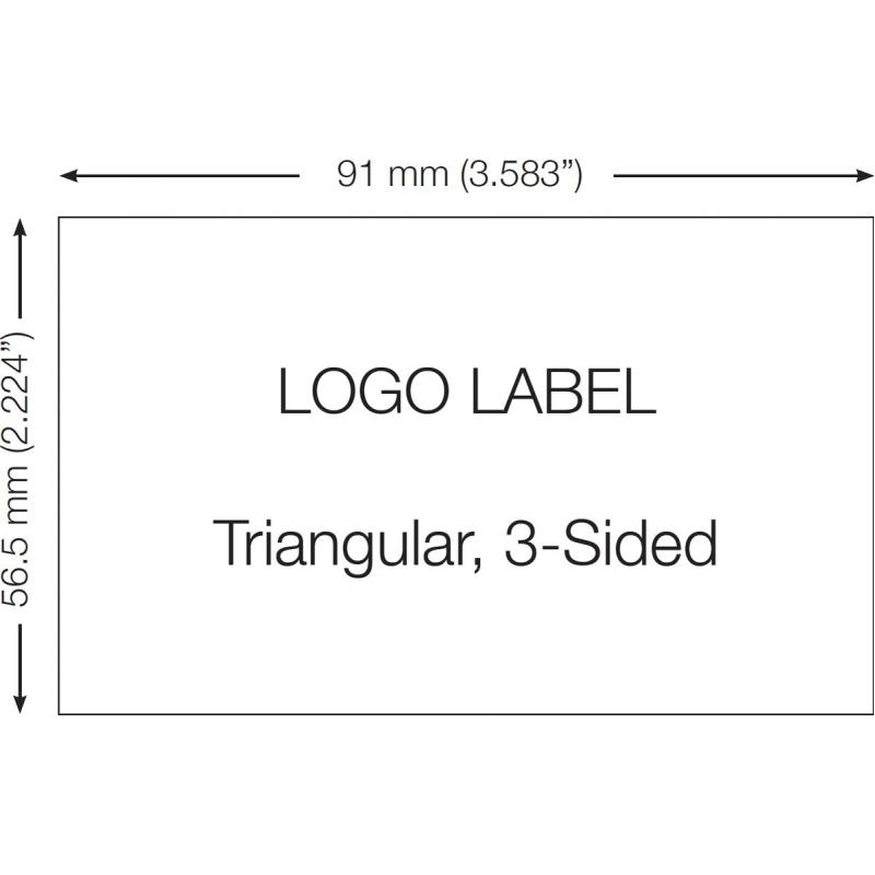 Radius Triangle Mic Flag Black