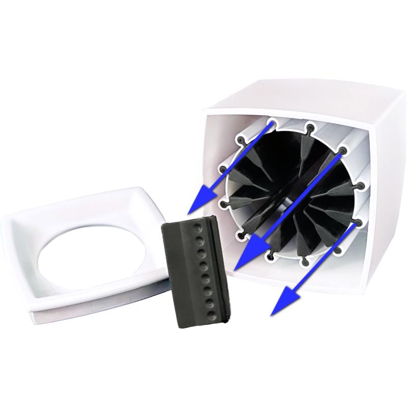 Radius Square Mic Flag White