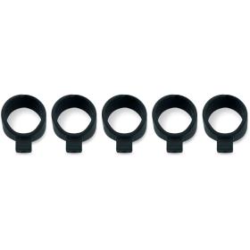 Radius Mic Bands Black 5-pack
