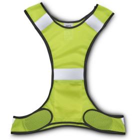 Hama Reflecterend Hardloopvest For Joggers w/ Bag Adjustable Neongeel