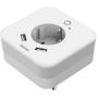 Hama LED-Night Light w/ Stopcontact 2 USB-Uitgangen Bewegingsmelder Lichtsen