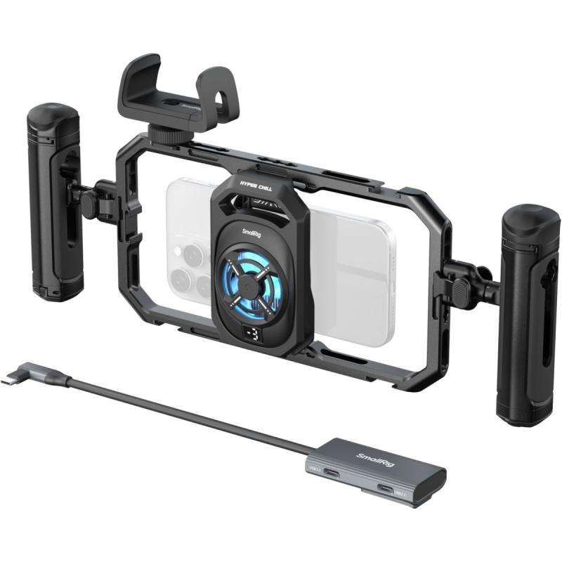 SmallRig 5276 All-In-One Thermal Live Streaming &amp;amp; Filming Handheld Phone Cage