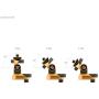 SmallRig 5520 Adjustable Monitor Compatible w/ ARRI 3/8&amp;#039;&amp;#039;-16 Screws Bumblebee