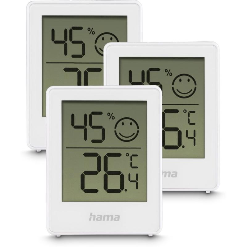 Hama Thermometer EN Hygrometer Cres Digital Set Van 3 White