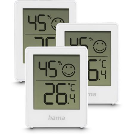 Hama Thermometer EN Hygrometer Cres Digital Set Van 3 White