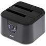Deltaco Docking Station For HDD/SSD Cloning Function 2x2.5/3.5 inch SATA USB 3.0