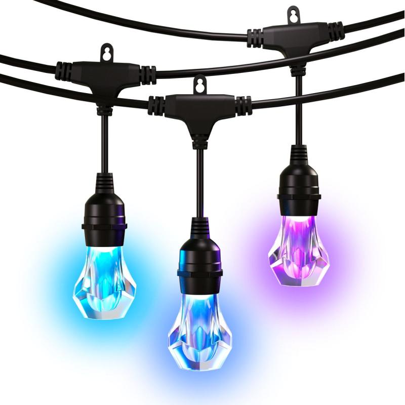 Nanoleaf Essentials Matter Smart Multicolour Outdoor String Light Kit (15m)