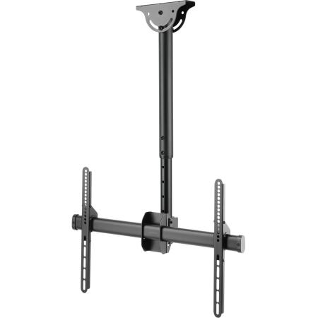Deltaco Office Telescopic Single TV Ceiling Mount 560mm-910MM.50KG.37-70 inch