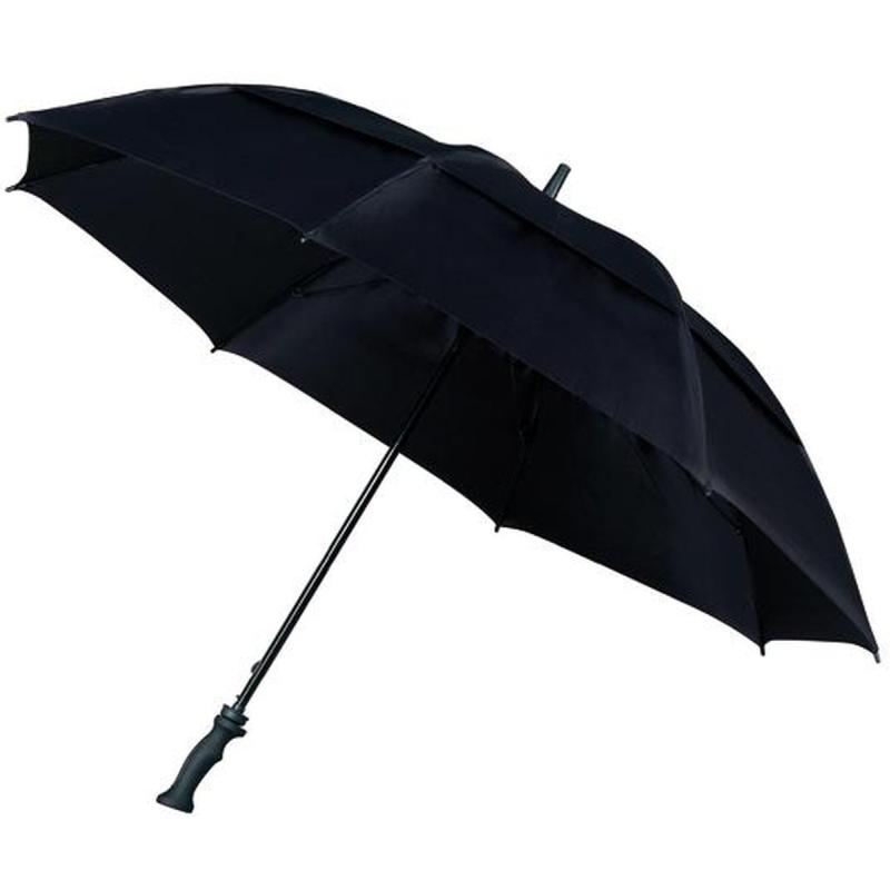 Falcone Golf Umbrella - Extra Strong - Stormparaplu - 130 cm - Black