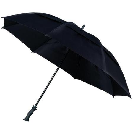 Falcone Golf Umbrella - Extra Strong - Stormparaplu - 130 cm - Black