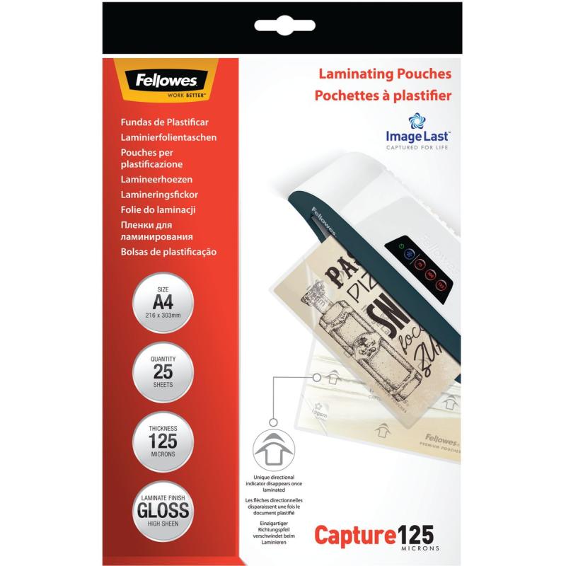 Fellowes Il Laminating Pouches A4 125 Micron (25 PCs)