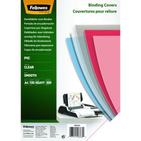 Fellowes Transparante PVC A4 Dekbladen 300 Micron (100 PCs)