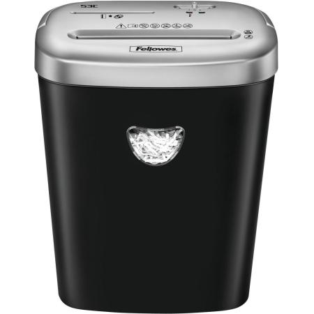 Fellowes Powershred 53C Paper Shredder Snippers - Black