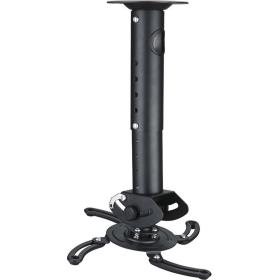 Deltaco Ceiling Mount For Projektor 302-402mm Height Max 15KG - Black