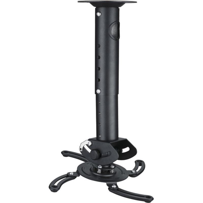 Deltaco Ceiling Mount For Projektor 302-402mm Height Max 15KG - Black