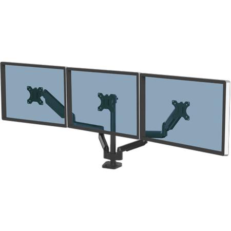 Fellowes Platinum Series Driedubbele Monitorarm - Black