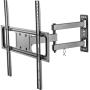 Deltaco Full Motion 3-WAY Wall 32-55 inch 35KG 200x200-400x400 - Black