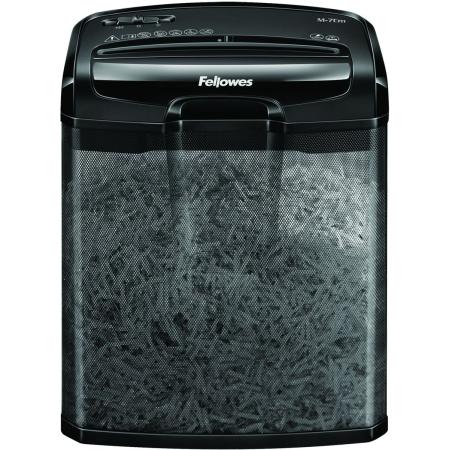 Fellowes Powershred M-7cm Paper Shredder Snippers - Black