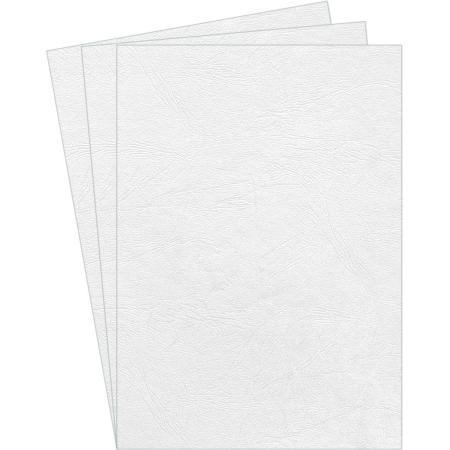 Fellowes Gekleurde Dekbladen Leatherlook FSC A4 - White (25 PCs)