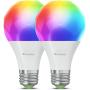 Nanoleaf Matter WiFi A19 Smart Bulb 2PK