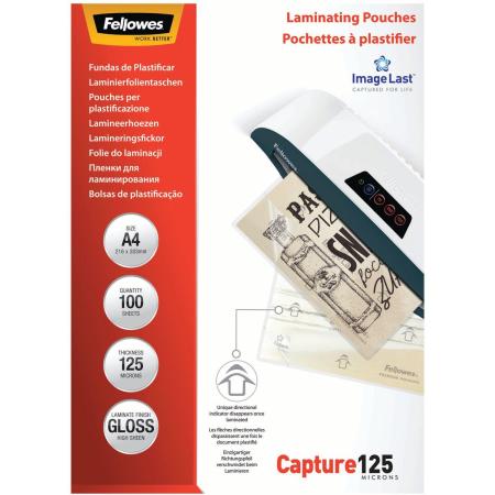 Fellowes Il Laminating Pouches A4 125 Micron (100 PCs)
