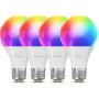 Nanoleaf Matter WiFi A19 Smart Bulb 4PK