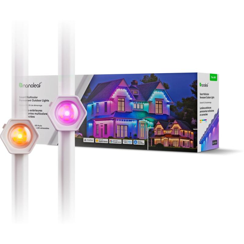 Nanoleaf 1D Permanent Outdoor Light Starter Pack 72W White 15m