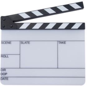 Filmsticks Entry Level Medium 11” All-Weather ClapperBoard - USA Version