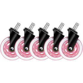 Deltaco Gaming GAM-157-P 3 inch Wheels For Game/Deskchair Universal Set Van 5 Ps