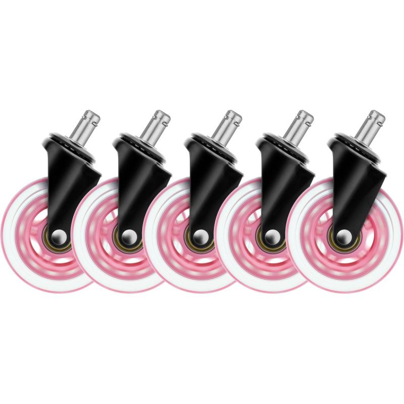 Deltaco Gaming GAM-157-P 3 inch Wheels For Game/Deskchair Universal Set Van 5 Ps