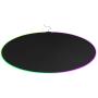 Deltaco Gaming DFP430 Round RGB Floormat For Gamingchair - 110cm - Black