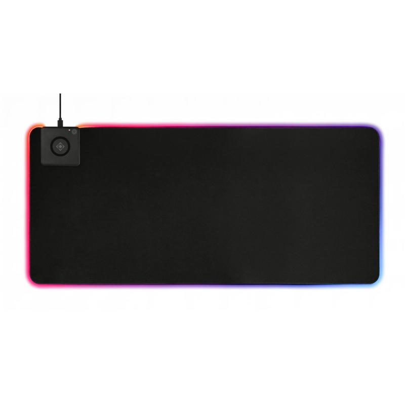 Deltaco Gaming DMP320 RGB Gaming Mousepad XL 90x40cm QI Wireless Charger 10W