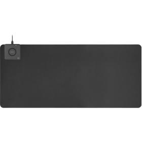 Deltaco Office Extra Wide Mousepad w/ Fast Wireless Charger 90x40