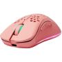 Deltaco Gaming Pink Line PM80 Light Gaming Mouse - 2.4 GHz Bluetooth /USB Cable